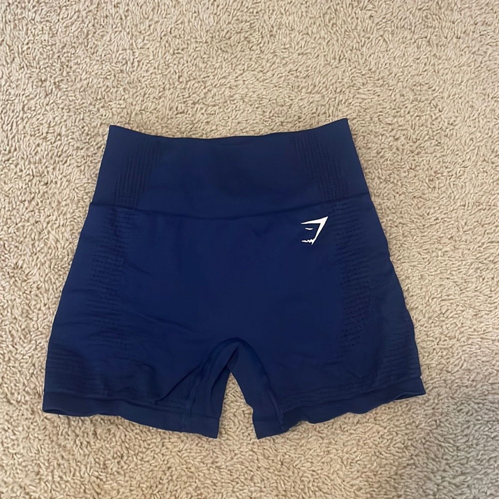 Blue gymshark 2.0 shorts